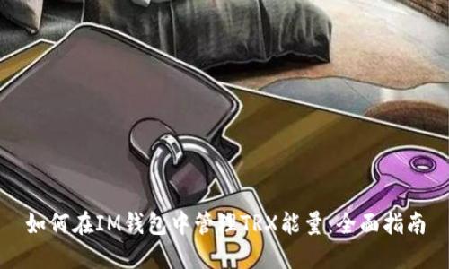 如何在IM钱包中管理TRX能量：全面指南
