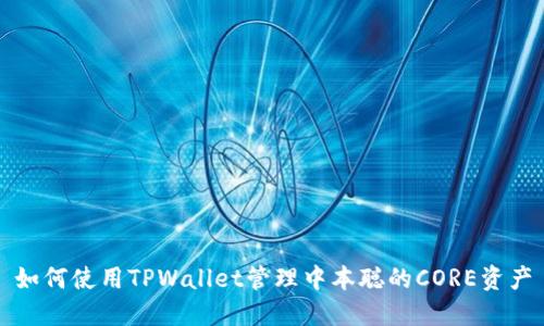 如何使用TPWallet管理中本聪的CORE资产